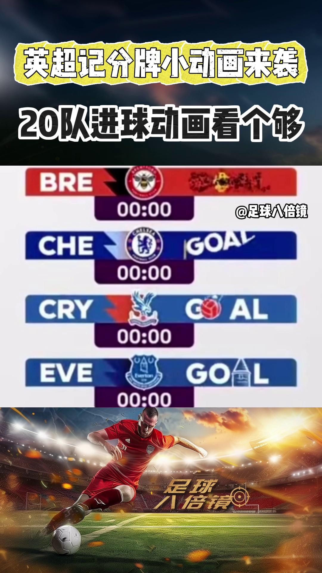 英超比分牌进球动画来了!-国际足球-足球话题区-虎扑社区