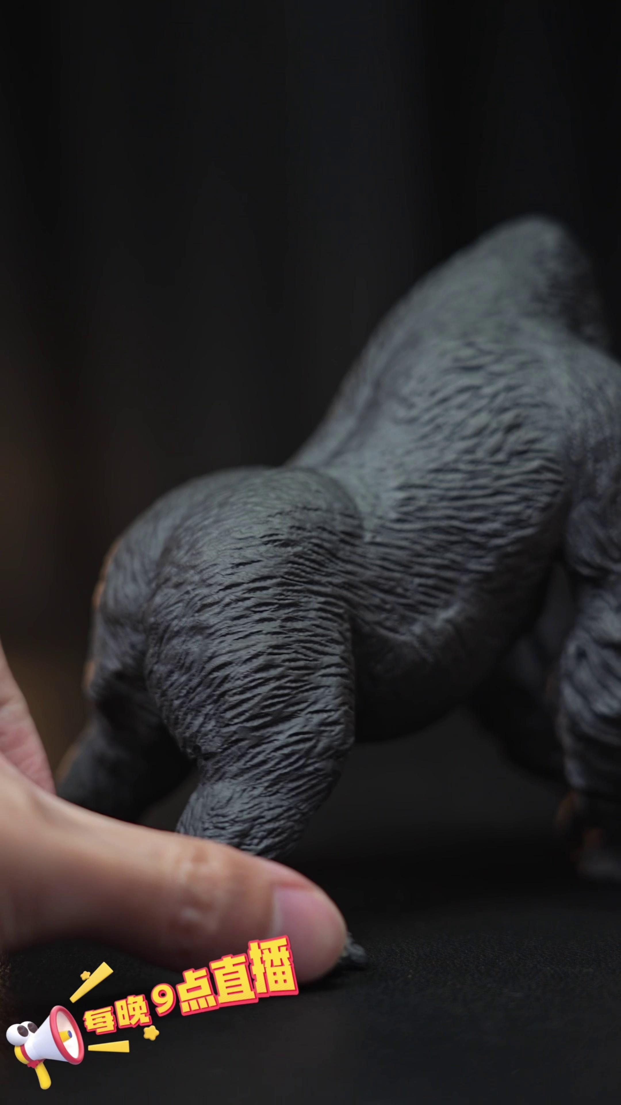 紫砂《黑金刚》手工茶宠摆件动物仿生桌面礼物车载生日茶周边