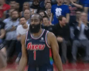 哈登不在确实组织没了,但防守好了很多,有利有弊