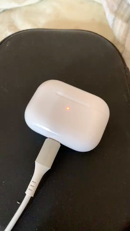 airpodspro充电时灯不亮正常吗