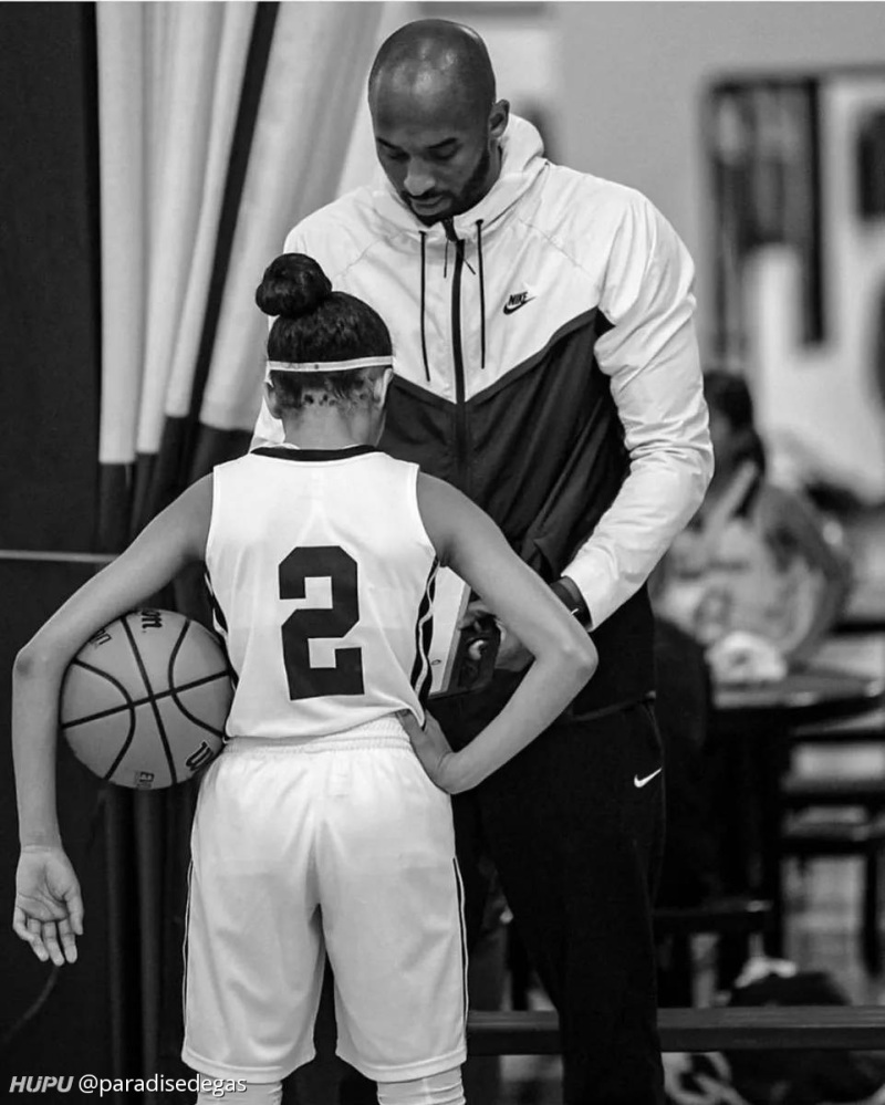 科比与gigi的点滴合影