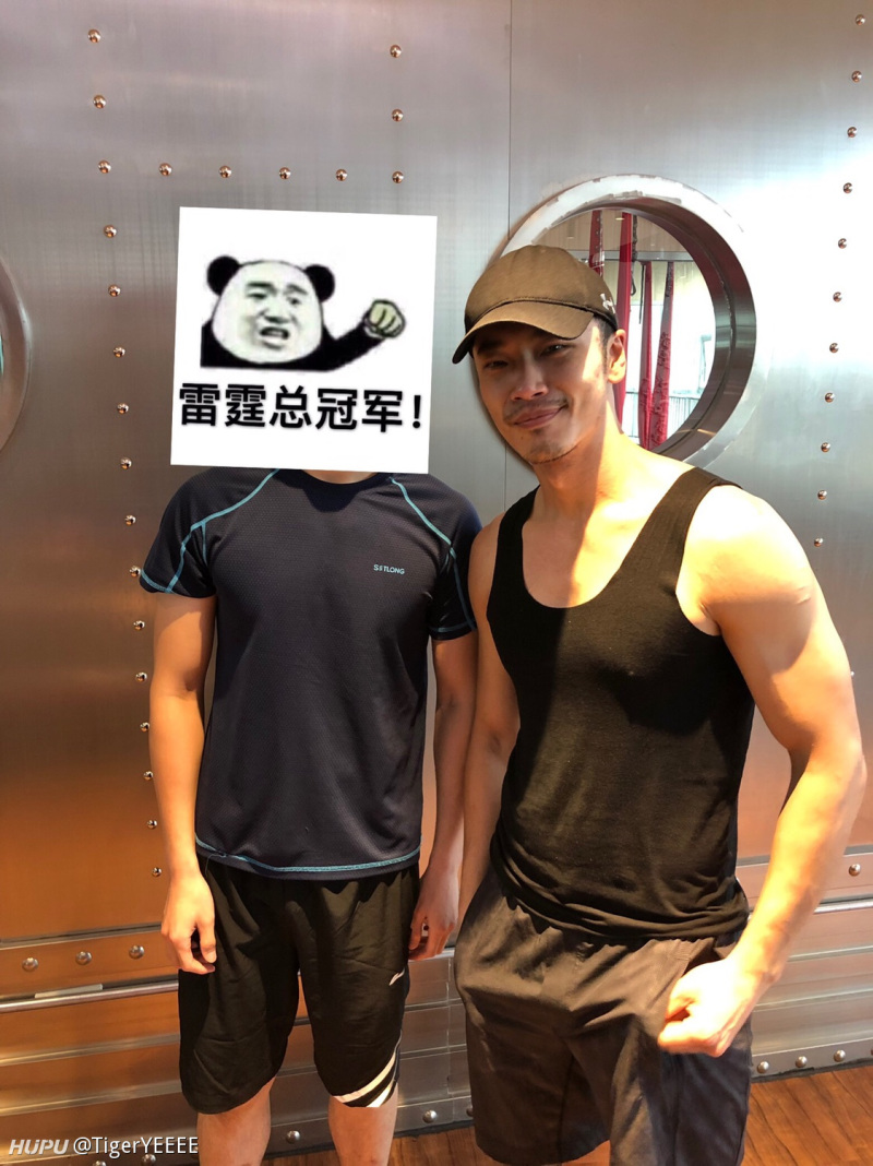 在健身房遇到了羞羞铁拳小毛蛋吴良,什么水平?
