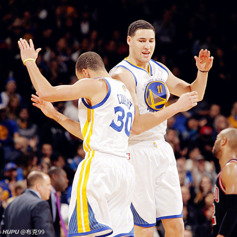 水花兄弟 斯蒂芬 库里克莱 汤普森 虎扑