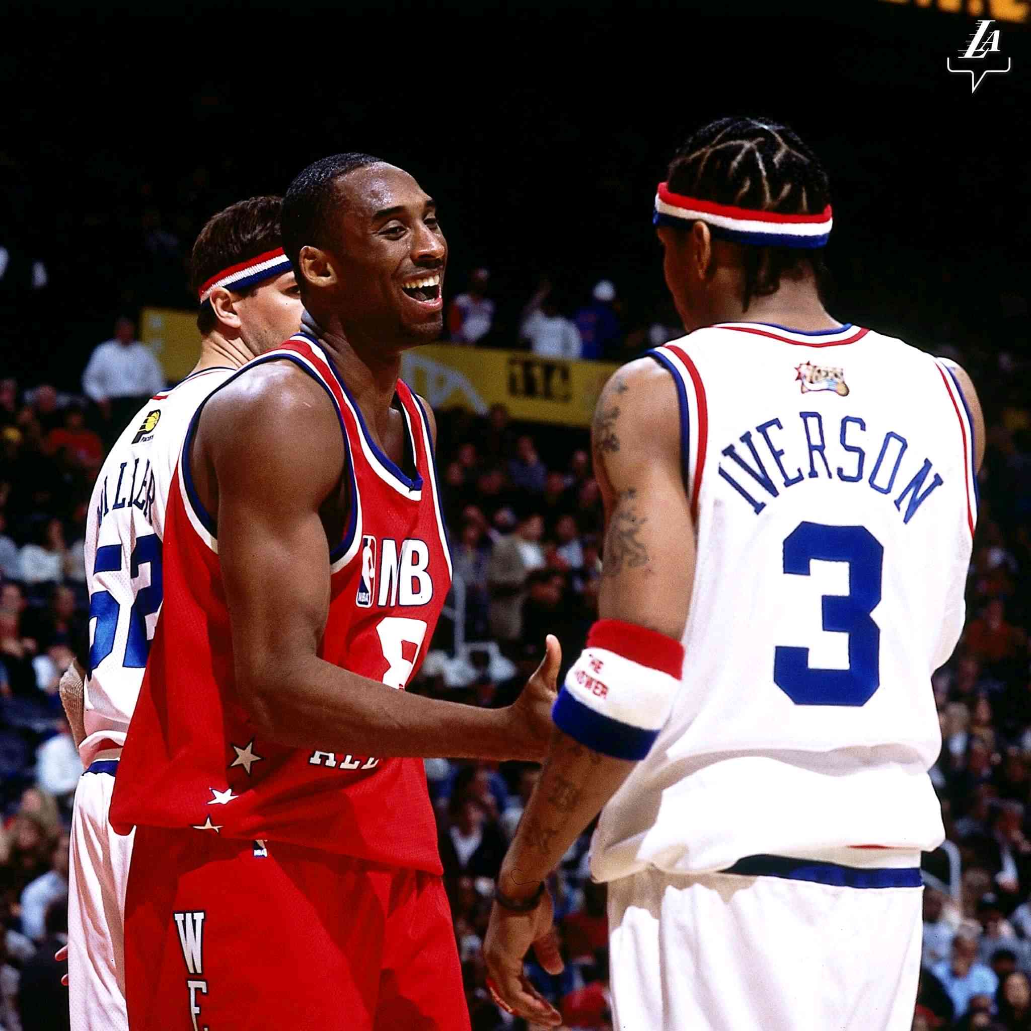 艾弗森更新ins,晒与科比合照