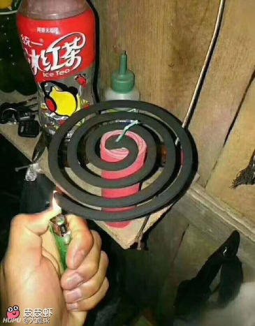 谁特么说点蚊香不用拆开来点的.