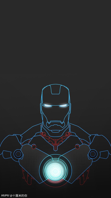 求钢铁侠那张心脏在屏幕指纹的那张壁纸