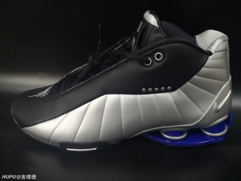 5码shox bb4黑银色卡特签名款篮球鞋
