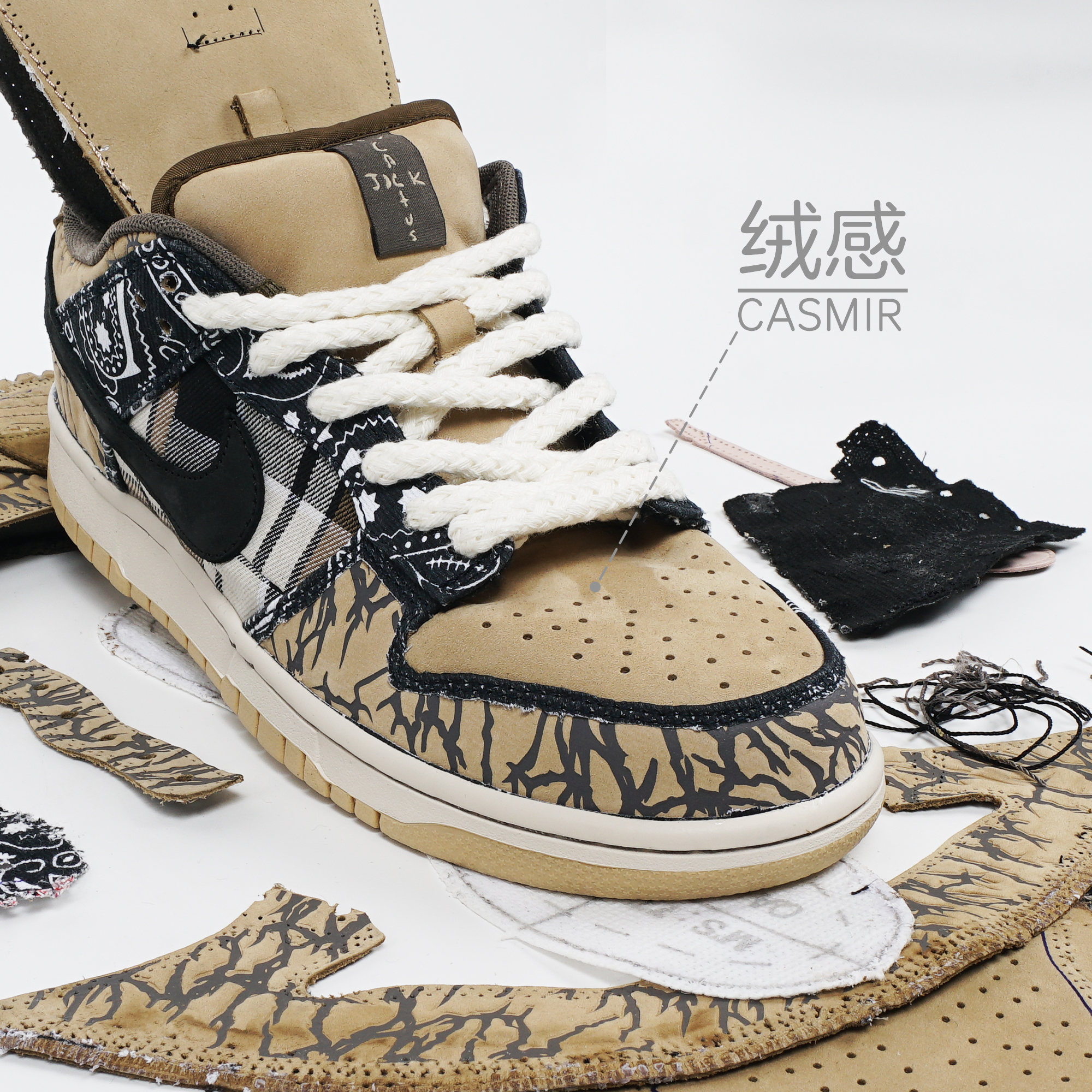 全网最详细的dunk腰果花真假对比它来了看完轻松避雷