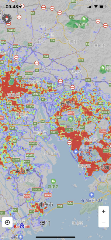 全国主要城市热力图!哪个出乎你意料?