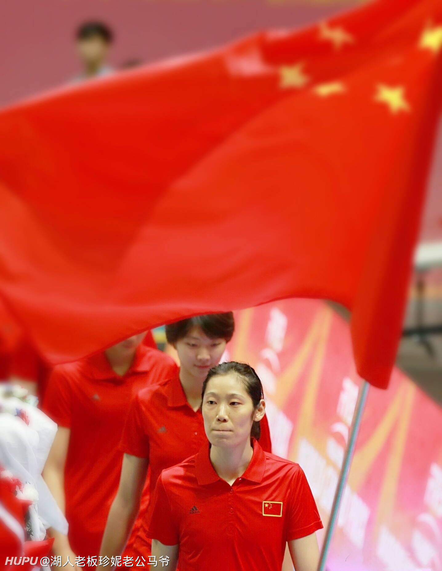 朱婷成为夏季奥运会中国代表团第一个女旗手