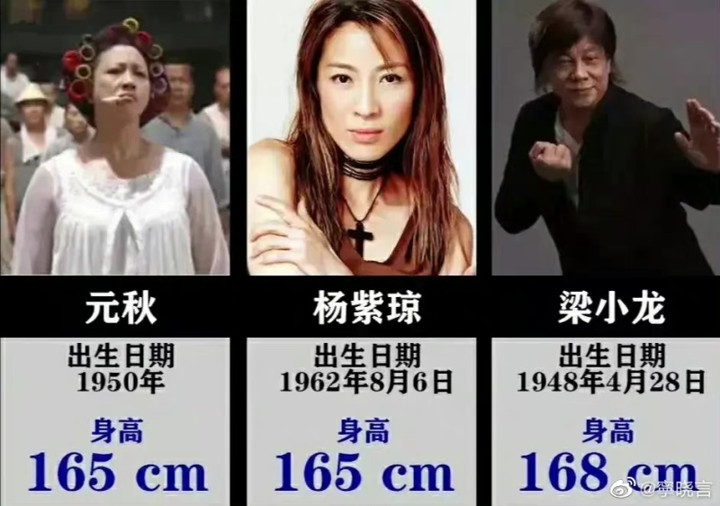 为什么练武的人身高都不是太高呢 李连杰169cm 甄子丹169cm 虎扑